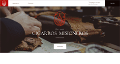 Desktop Screenshot of cigarrosmisioneros.com